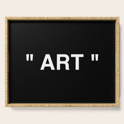 " Art " (Negative) Serving Tray
