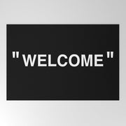 " Art " (Negative) Welcome Mat