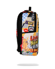 COLLAGE OF FUN BACKPACK