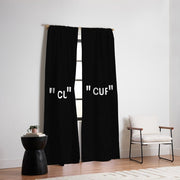 " Art " (Negative) Window Curtain