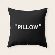 " Art " (Negative) Throw Pillow